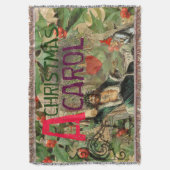 Ghost of Christmas Present Illustratie Scrooge Deken (Voorkant Verticaal)