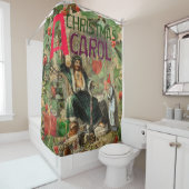 Ghost of Christmas Present Illustratie Scrooge Douchegordijn (In situ)