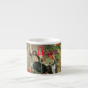 Ghost of Christmas Present Illustratie Scrooge Espresso Kop