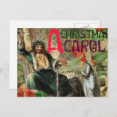 Ghost of Christmas Present Illustratie Scrooge Feestdagenkaart (Voorkant / Achterkant)