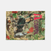 Ghost of Christmas Present Illustratie Scrooge Fleece Deken (Voorkant (Horizontaal))