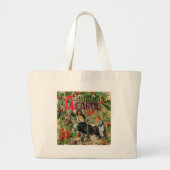 Ghost of Christmas Present Illustratie Scrooge Grote Tote Bag (Voorkant)
