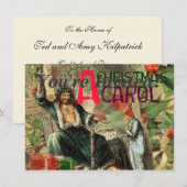 Ghost of Christmas Present Illustratie Scrooge Kaart (Voorkant / Achterkant)