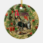 Ghost of Christmas Present Illustratie Scrooge Keramisch Ornament (Voorkant)