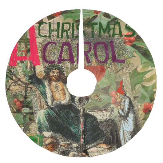 Ghost of Christmas Present Illustratie Scrooge Kerstboom Rok (Voorkant)