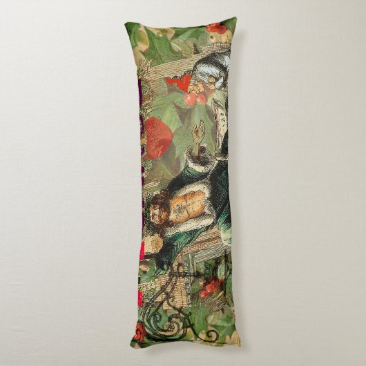 Ghost of Christmas Present Illustratie Scrooge Lichaamskussen (Achterkant (Verticaal))