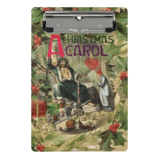 Ghost of Christmas Present Illustratie Scrooge Mini Klembord (Voorkant)