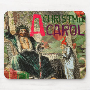 Ghost of Christmas Present Illustratie Scrooge Muismat