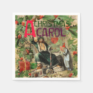 Ghost of Christmas Present Illustratie Scrooge Servet