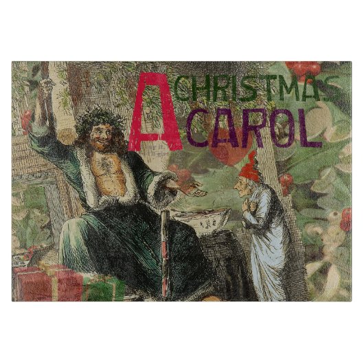 Ghost of Christmas Present Illustratie Scrooge Snijplank (Voorkant)