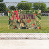 Ghost of Christmas Present Illustratie Scrooge Spandoek (Insitu)