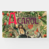 Ghost of Christmas Present Illustratie Scrooge Spandoek (Horizontaal)