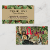 Ghost of Christmas Present Illustratie Scrooge Visitekaartje (Voorkant / Achterkant)