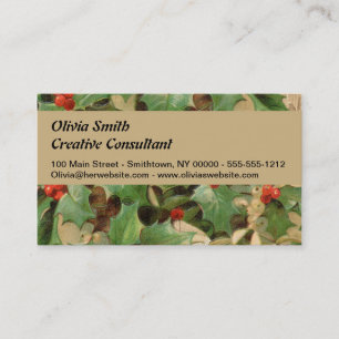 Ghost of Christmas Present Illustratie Scrooge Visitekaartje