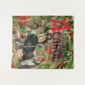 Ghost of Christmas Present Illustratie Scrooge Wandkleed (Voorkant (horizontaal))