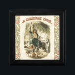 Ghost of Christmas Present Scrooge Cadeaudoosje<br><div class="desc">Christmas Dickens - Een  afbeelding van Dickens' A Christmas Carol met de Ghost of Christmas Present en Ebenezer Scrooge.</div>
