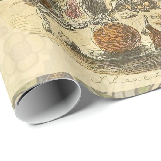 Ghost of Christmas Present Scrooge Cadeaupapier (Rol Hoek)