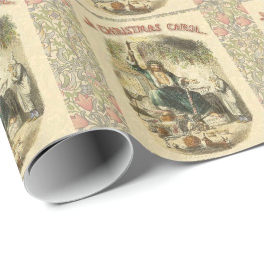 Ghost of Christmas Present Scrooge Cadeaupapier (Rol Hoek)
