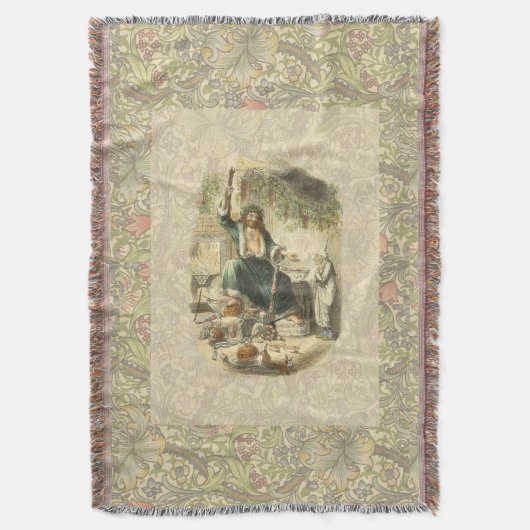 Ghost of Christmas Present Scrooge Deken (Voorkant Verticaal)