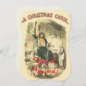 Ghost of Christmas Present Scrooge Kaart (Voorkant / Achterkant)