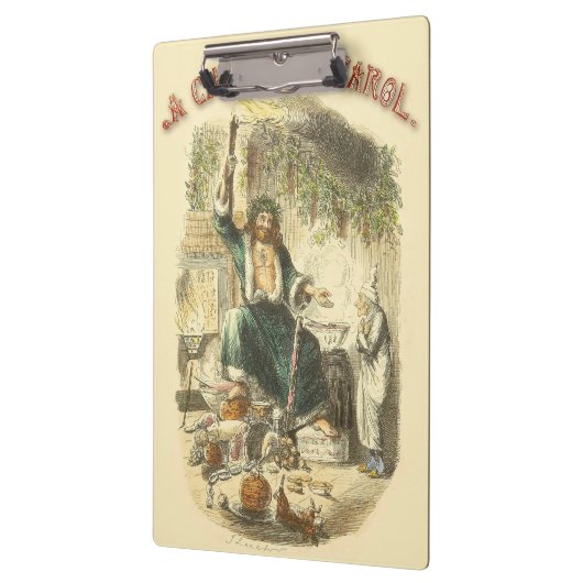 Ghost of Christmas Present Scrooge Klembord (Links)