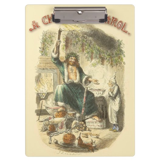 Ghost of Christmas Present Scrooge Klembord (Voorkant)