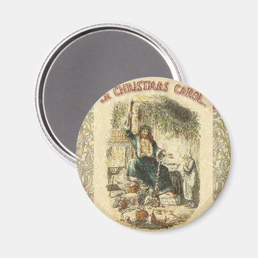 Ghost of Christmas Present Scrooge Magneet (Voorkant / Achterkant)