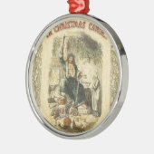 Ghost of Christmas Present Scrooge Metalen Ornament (Links)