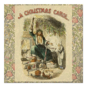 Ghost of Christmas Present Scrooge Perfect Poster