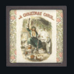 Ghost of Christmas Present Scrooge Premium Juwelen Doos<br><div class="desc">Christmas Dickens - Een  afbeelding van Dickens' A Christmas Carol met de Ghost of Christmas Present en Ebenezer Scrooge.</div>
