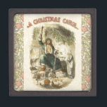Ghost of Christmas Present Scrooge Premium Juwelen Doos<br><div class="desc">Christmas Dickens - Een  afbeelding van Dickens' A Christmas Carol met de Ghost of Christmas Present en Ebenezer Scrooge.</div>