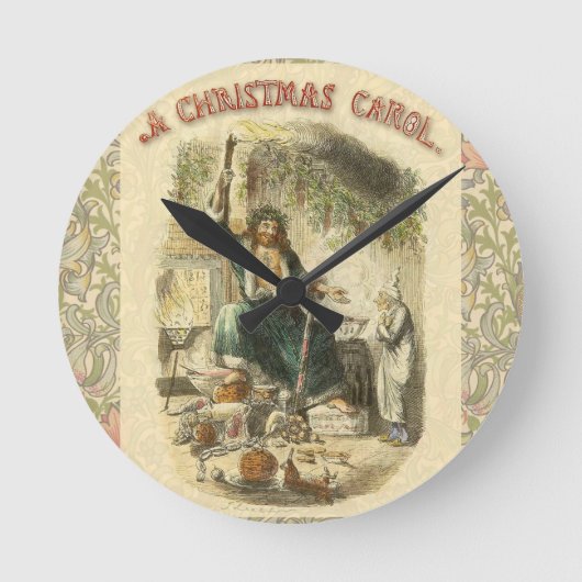 Ghost of Christmas Present Scrooge Ronde Klok (Voorkant)