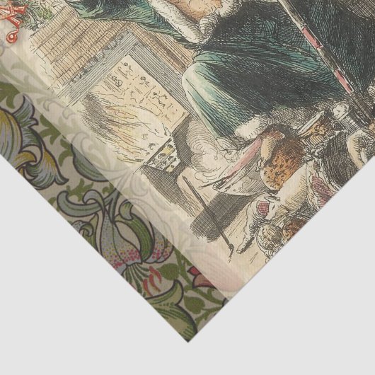 Ghost of Christmas Present Scrooge Tissuepapier (Detail)