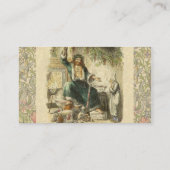 Ghost of Christmas Present Scrooge Visitekaartje (Achterkant)