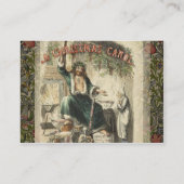 Ghost of Christmas Present Scrooge Visitekaartje (Achterkant)