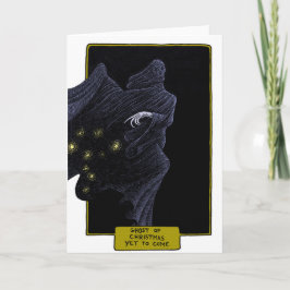 ghost of christmas yet to come feestdagen kaart