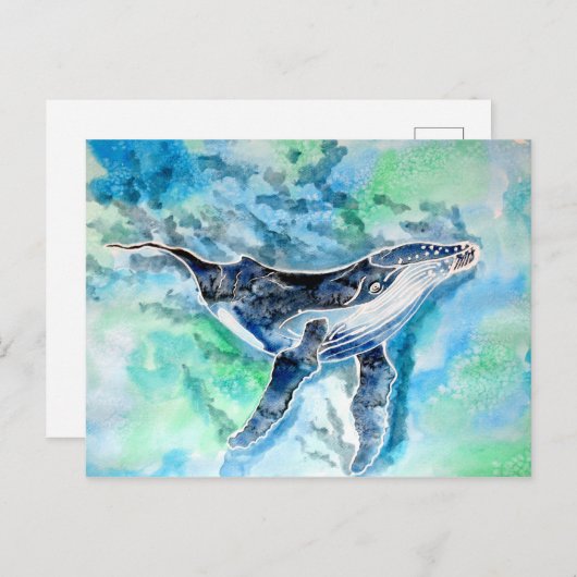 Ghost of Humpback Whale Briefkaart (Voorkant / Achterkant)
