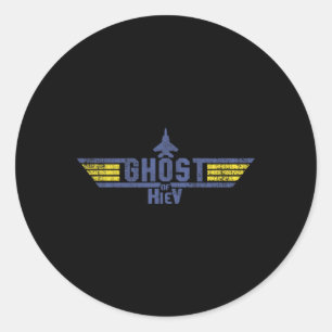 Ghost Of Kiev Oekraïense Piloot Ace Putin I Stand Ronde Sticker