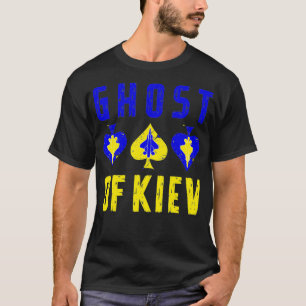 Ghost of Kiev stand with Ukraine Lover Hero of Kie T-shirt