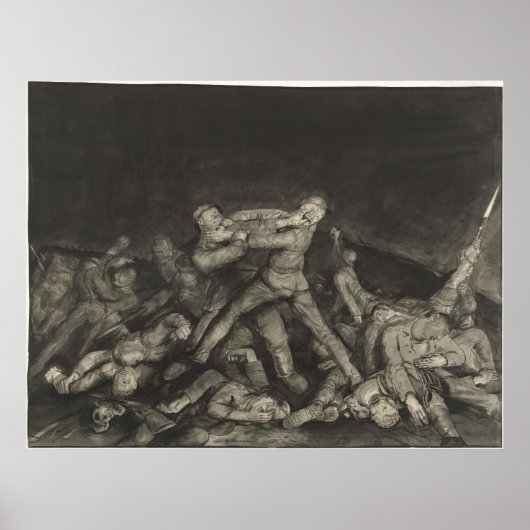 Ghost of Sergeant Pelly by George Bellows (1918) Poster (Voorkant)