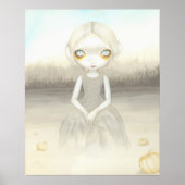 Ghost of the Pumpkin Patch ART PRINT halloween (Voorkant)