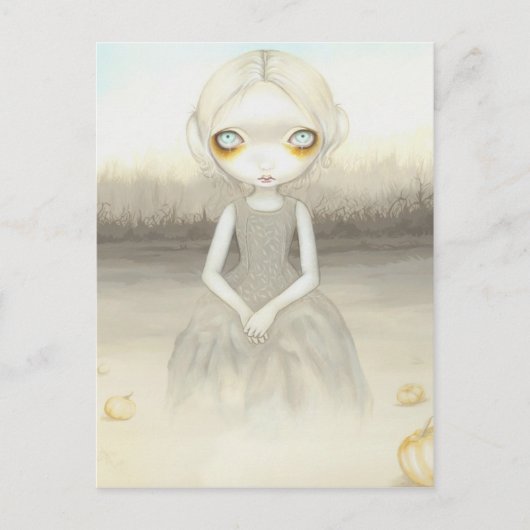 "Ghost of the Pumpkin Patch"-Briefkaart Briefkaart (Voorkant)