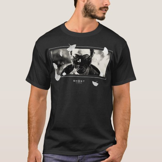 Ghost of Tsushima White Falling Leaves T-shirt (Voorkant)