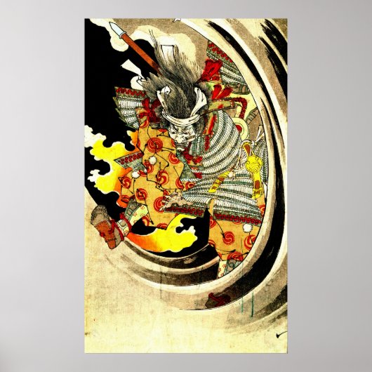 Ghost of Warrior Tomomori 1880 Poster (Voorkant)