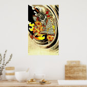 Ghost of Warrior Tomomori 1880 Poster (Keuken)