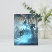 Ghost on the Carousel Briefkaart (Staand voorkant)