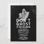 Ghost ons deze Halloween niet Kaart (Voorkant)