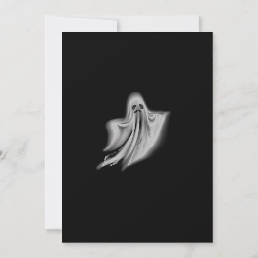 Ghost ons deze Halloween niet Kaart (Achterkant)