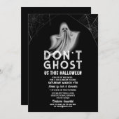 Ghost ons deze Halloween niet Kaart (Voorkant / Achterkant)