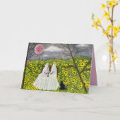 Ghost Paar Forever 2 Art Kaart (Gele Bloem)